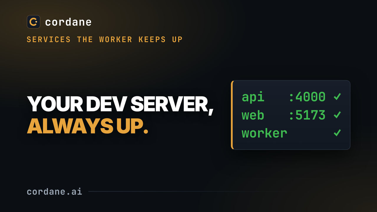 Apps — services your worker keeps running
